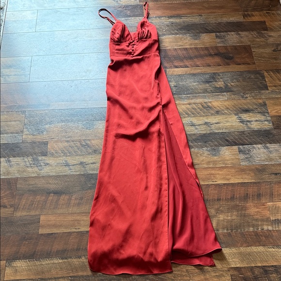 Azazie Dresses & Skirts - Elegant Red Evening Gown